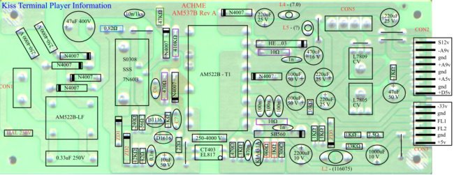 PSU ACHME AM537B composants