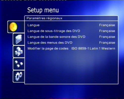 KISS DP-1600 - Firmware 1.1.17 - Langue