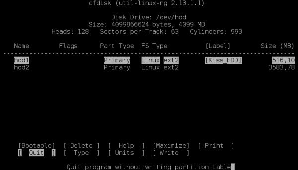 cfdisk