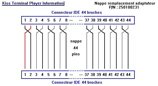 Nappe Ide pour HDD Kiss DP-1500
