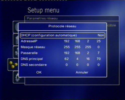 KISS DP-1600 - Firmware 1.1.17 - Configuration IP